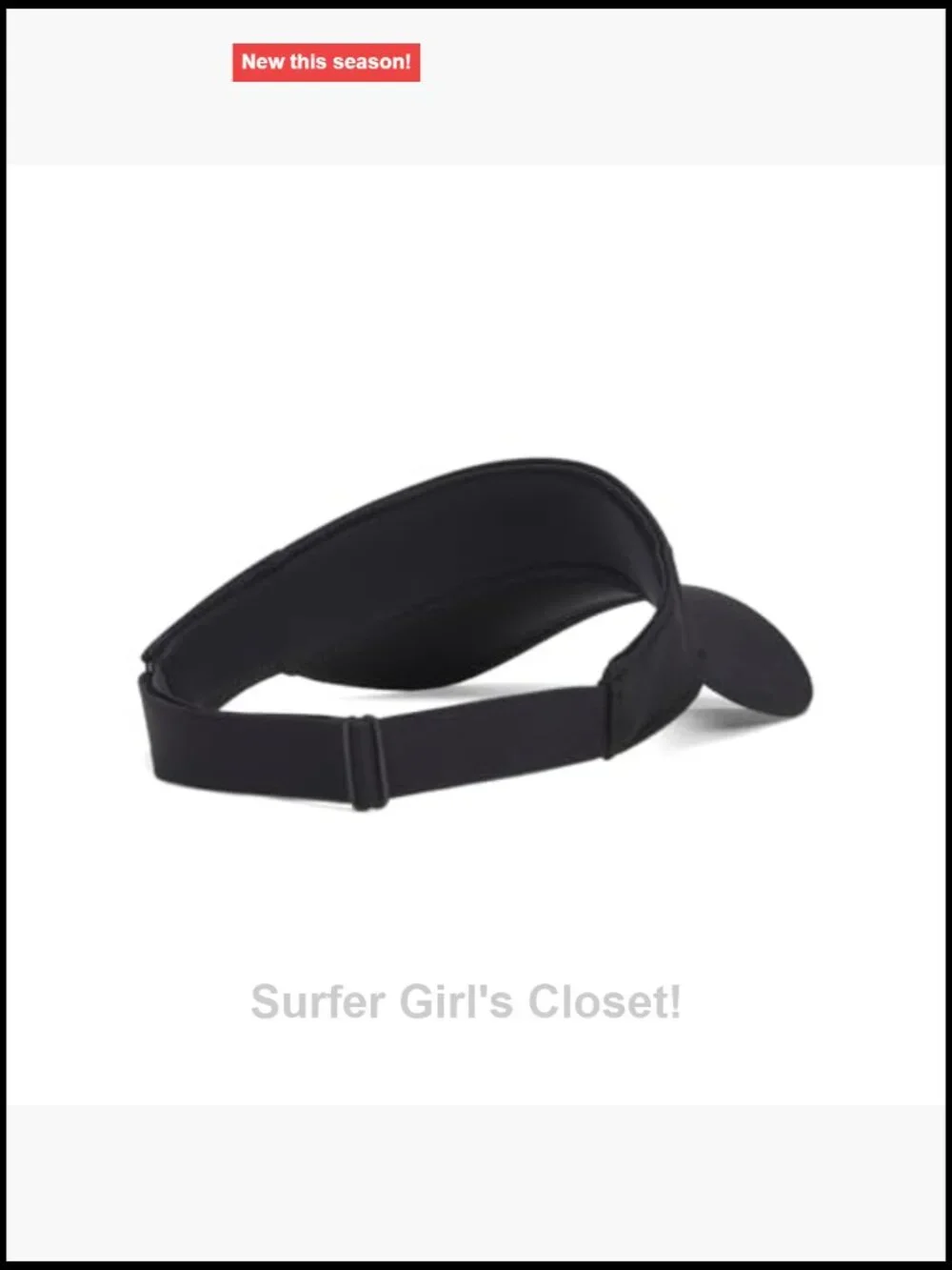 UV Protection Performance Visor with Sweatband